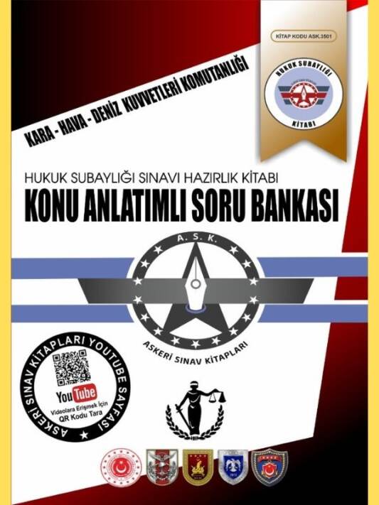 Hukuk Subaylığı Sınavına Hazırlık Kitabı (Konu Anlatımlı Soru Bankası)