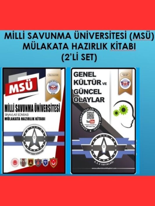 MSÜ Mülakata Hazırlık Kitabı (2'li Set)