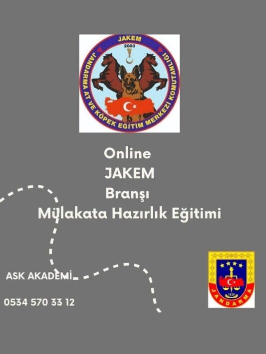 Online JAKEM Branşı Mülakat Sınavına Hazırlık Eğitimi