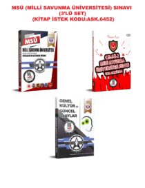MSÜ Sınavına Hazırlık Kitapları (3'lü Set)