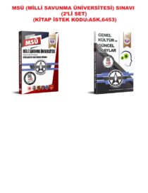 MSÜ Sınavına Hazırlık Kitapları (2'li Set)