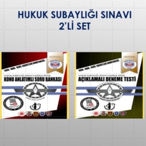 Hukuk Subaylığı Sınavına Hazırlık Kitabı 2'li Set