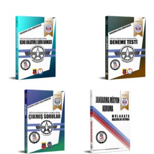 Jandarma Misyon Koruma Sınavına Hazırlık Kitapları 4’lü Set (1)