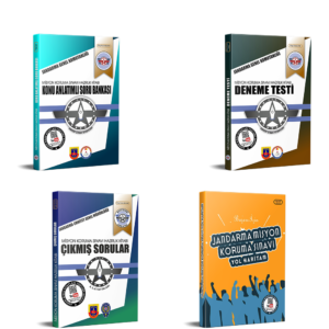 Jandarma Misyon Koruma Sınavına Hazırlık Kitapları 4’lü Set (2)