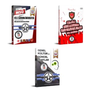 MSÜ Sınavına Hazırlık Kitapları (3'lü Set)