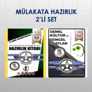 Hukuk Sınıfı Sınavları Sonrası Mülakata Hazırlık 2'li Set
